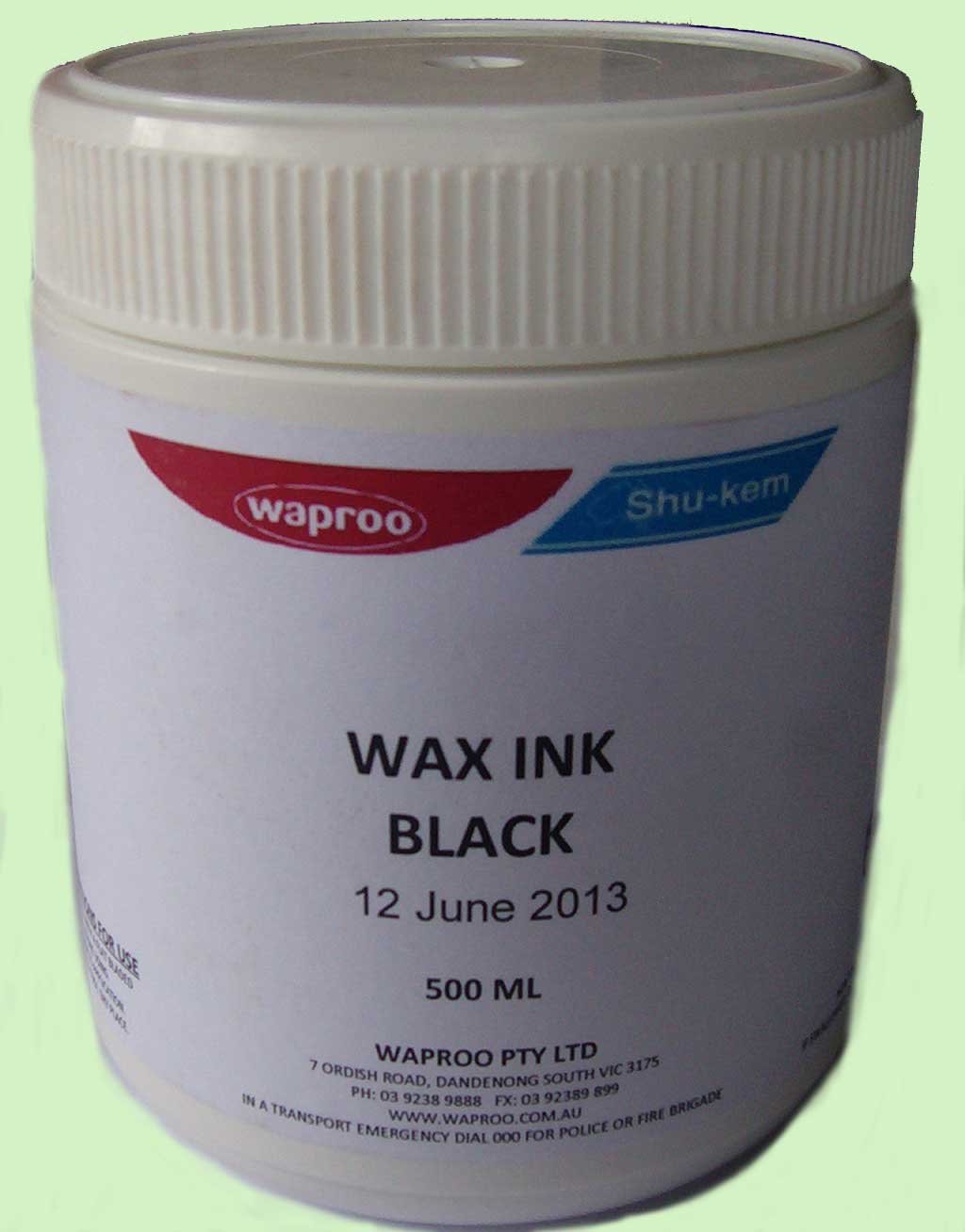Wax Ink Black